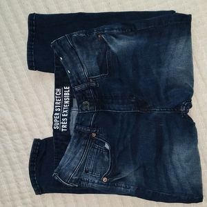 Stretch Faded Denim H& M Jean's Size 4 / 11-12 Y